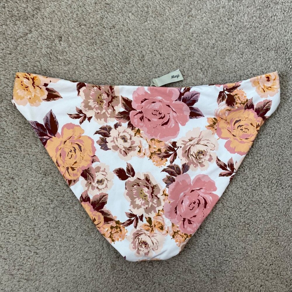 Maaji Afrodita Sublimity Classic Reversible Bikini Bottom Floral Stripe XL‎ - Picture 8 of 8